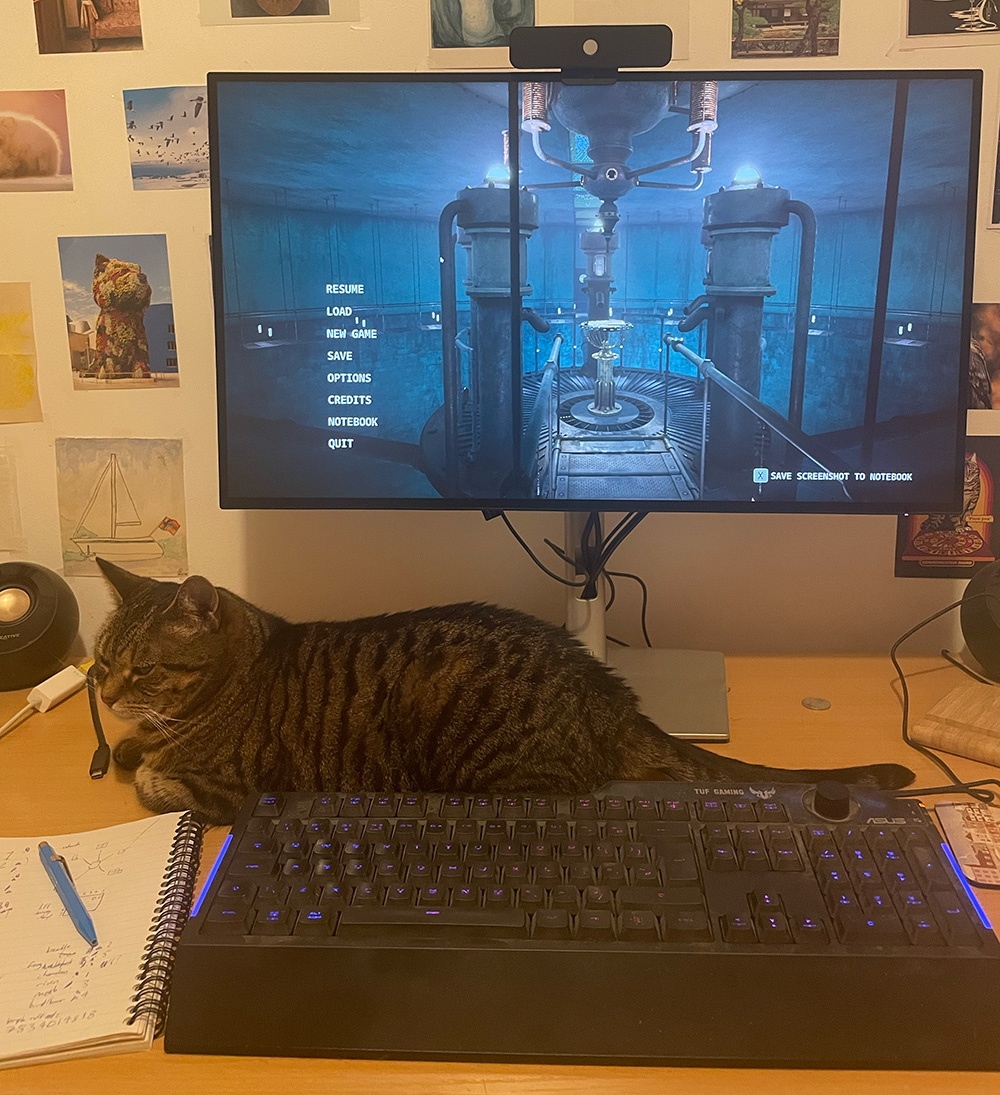Riven (& cat) screenshot